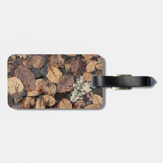 秋のラベル ラゲッジタグ (裏面横)