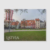 秋のリガ旧市街 (正面)