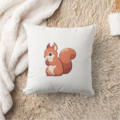 秋のリスの美学 クッション (ブランケット)