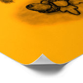 秋のリスハッピーハローウィン! ポスター (角)