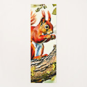 秋のリス芸術 ヨガマット (正面)