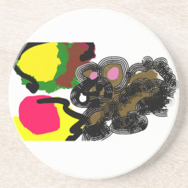 秋のリス もふもふ コースター