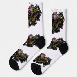 秋のリス もふもふ ソックス