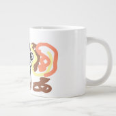 秋のリス 喜び ジャンボコーヒーマグカップ (右)