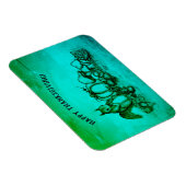 秋のリス、幸せな感謝祭！ マグネット (右側)