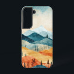 秋のリッジグローフォンケース SAMSUNG GALAXY S22ケース<br><div class="desc">暖かい秋の色が森林の尾根をカスケードし、居心地の良い、懐かしい魅力を毎日に持ち運込む。</div>