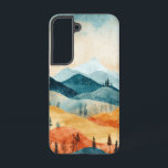 秋のリッジグローフォンケース SAMSUNG GALAXY S22ケース<br><div class="desc">暖かい秋の色が森林の尾根をカスケードし、居心地の良い、懐かしい魅力を毎日に持ち運込む。</div>