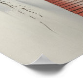 秋のリフレクションドックサイド ポスター (角)