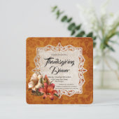 秋のリリー感謝祭ディナー 招待状 (スタンド正面)