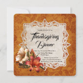 秋のリリー感謝祭ディナー 招待状 (正面)