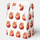 秋のリンゴのブライダルシャワー フェイバーボックス (オープン)