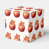 秋のリンゴのブライダルシャワー フェイバーボックス (裏面サイド)