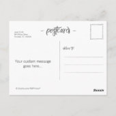 秋のリンゴの写真 ポストカード (裏面)