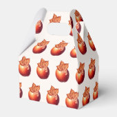 秋のリンゴの花嫁シャワー フェイバーボックス (裏面サイド)