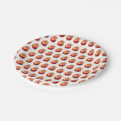 秋のリンゴの花嫁シャワー ペーパープレート (アングル)