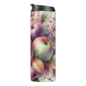 秋のリンゴはパステル色の水絵を描色の タンブラー (回転右)