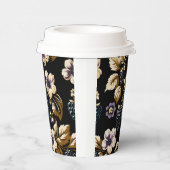 秋のリーガルエレガンスブラックベリー&開花 紙コップ (右)