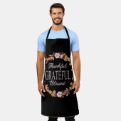 秋のリース感謝感謝賛美 エプロン (着用した状態)