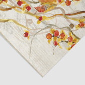 秋のリース紅葉素朴ズバーンウッド 薄葉紙 (詳細)