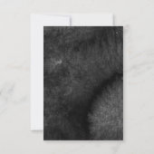 秋のリース |ウェディングモダンレセプション 招待状 (裏面)