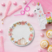 秋のリース ペーパープレート (パーティー)