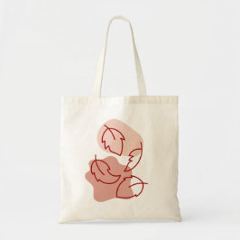 秋のリーフィ&抽象芸術ブロッブシェイプスーパー トートバッグ