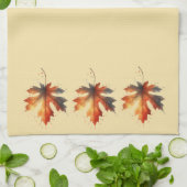 秋のリーフキッチンタオル キッチンタオル (折り畳み)