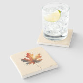 秋のリーフコースター ストーンコースター (横)