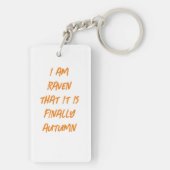 秋のレイベン キーホルダー (裏面)