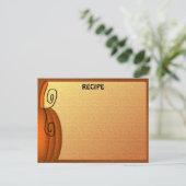 秋のレシピ空白の#2カード ポストカード (スタンド正面)