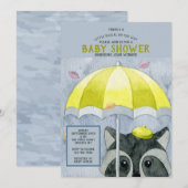 秋のレッコー 赤ちゃん歓迎会 招待状 (正面/裏面)