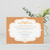 秋のレトロの結婚式招待状 招待状 (スタンド正面)