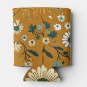 秋のレトロボホマスタード花柄 缶クーラー (裏面)