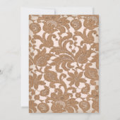 秋のレース神は愛クリスチャン結婚ズ 招待状 (裏面)