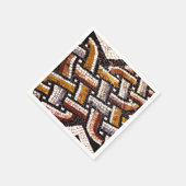 秋のローマンモザイク スタンダードカクテルナプキン (角)