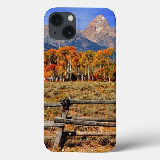 秋のワイオミングの時 Case-Mate iPhoneケース (裏面)