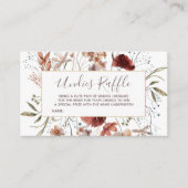 秋のワイルドフラワーアンダイスラッフルエンクロージャカード エンクロージャーカード (正面)