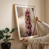 秋のワイルドフラワーフェミニンコージーな農家の壁画 ポスター