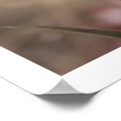 秋のワイルドフラワーフェミニンコージーな農家の壁画 ポスター (角)