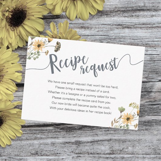 秋のワイルドフラワーマヨル瓶レシピ募集 エンクロージャーカード