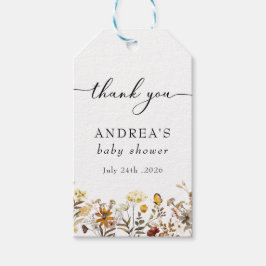秋のワイルドフラワー | シャワーフェアギフトタグ ギフトタグ
