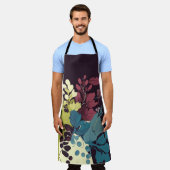 秋のワイン離れ エプロン (着用した状態)