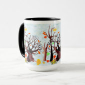 秋のワンダーランド –  マグカップ (正面左)