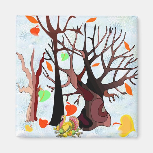 秋のワンダーランド –  マグネット (正面)