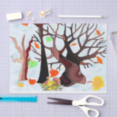 秋のワンダーランド –  薄葉紙 (クラフト)