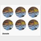 秋のヴァージン川 ラウンドシール (シート)