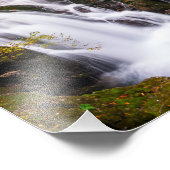 秋のヴィンガル渓谷の滝 フォトプリント            (角)