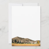 秋のヴィンテージトラックひまわり感謝祭 シーズンカード (裏面)