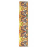 秋の七面鳥カボチャ感謝祭テーブルランナー ミディアムテーブルランナー (正面)