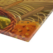 秋の七面鳥カボチャ感謝裁盤 カッティングボード (角)